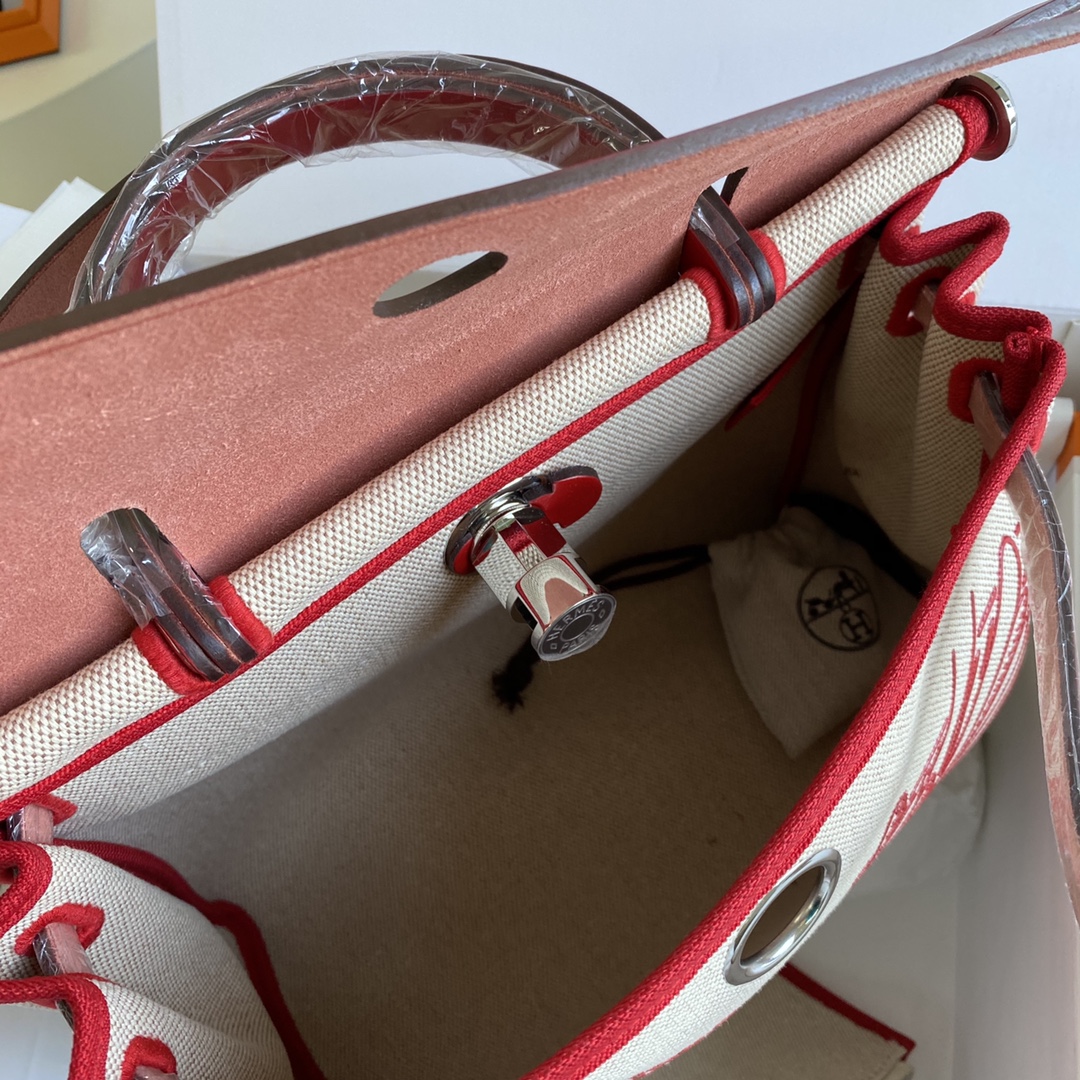 에르메스 에르백31 페가수스 한정판 레드 은장